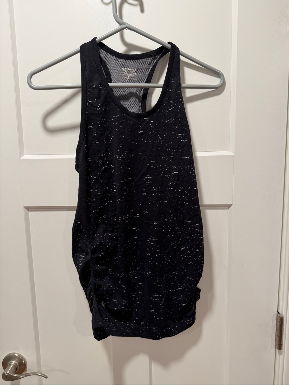 Athleta Black Speckle Racerback Tank